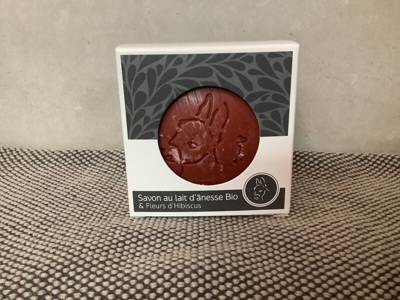 Eselsmilch Seife Hibiskus