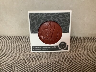 Eselsmilch Seife Hibiskus