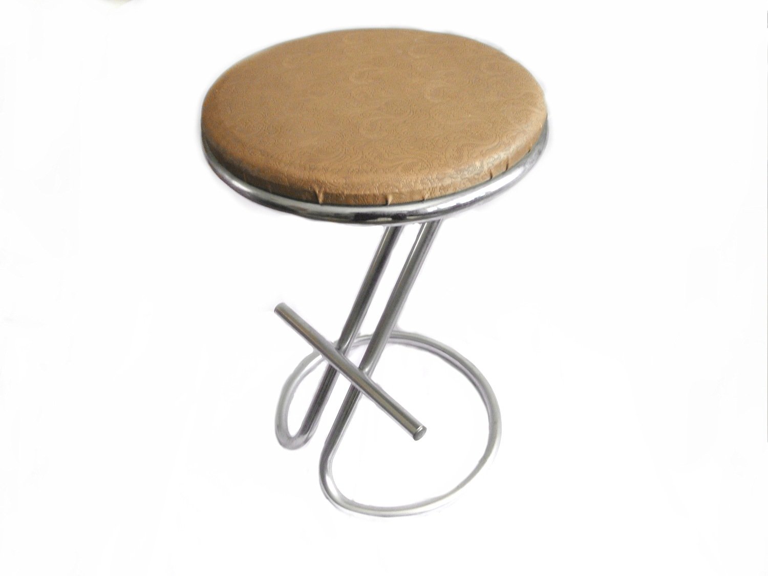 Gilbert Rohde Z Chrome Bar Stool 1930s Depression Era