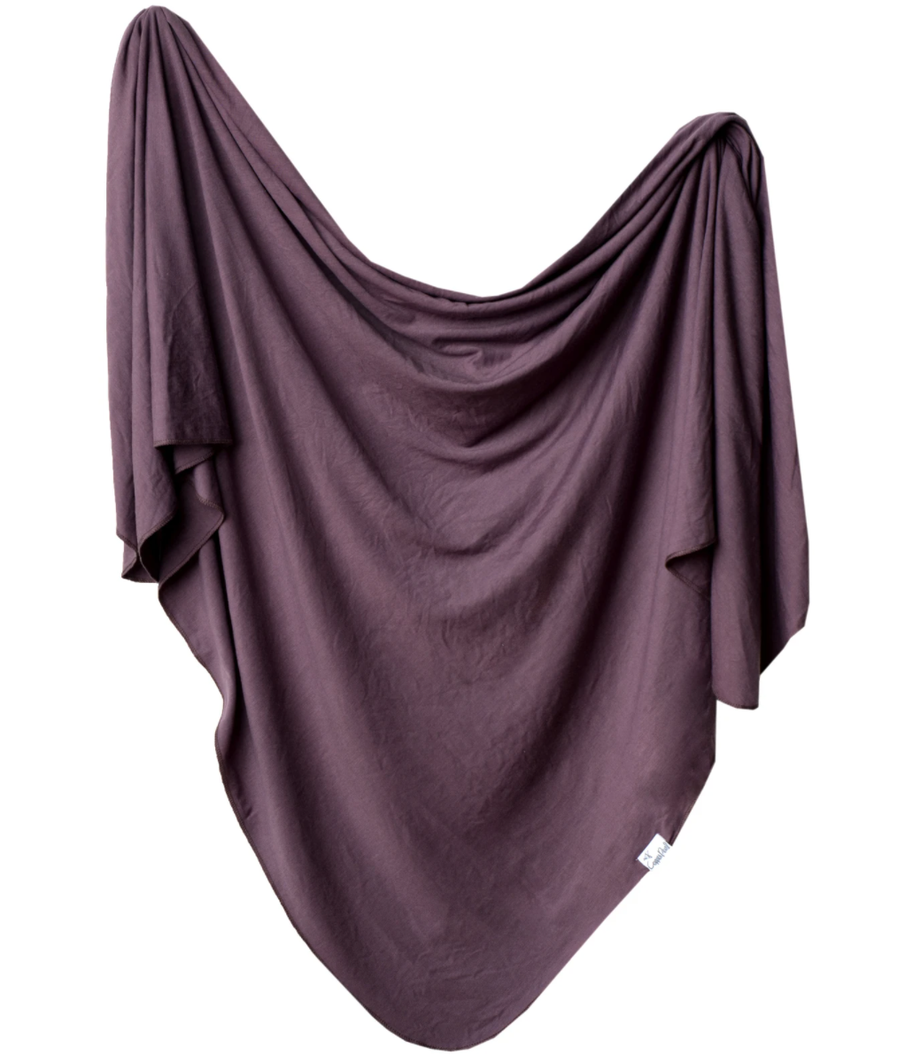 Copper Pearl Swaddle Blanket Plum