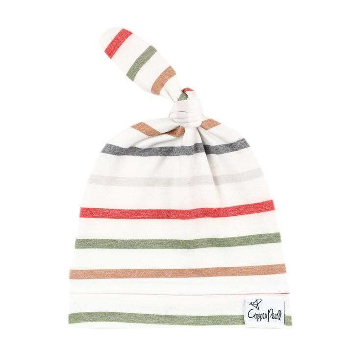Copper Pearl Knotted Hat Linus