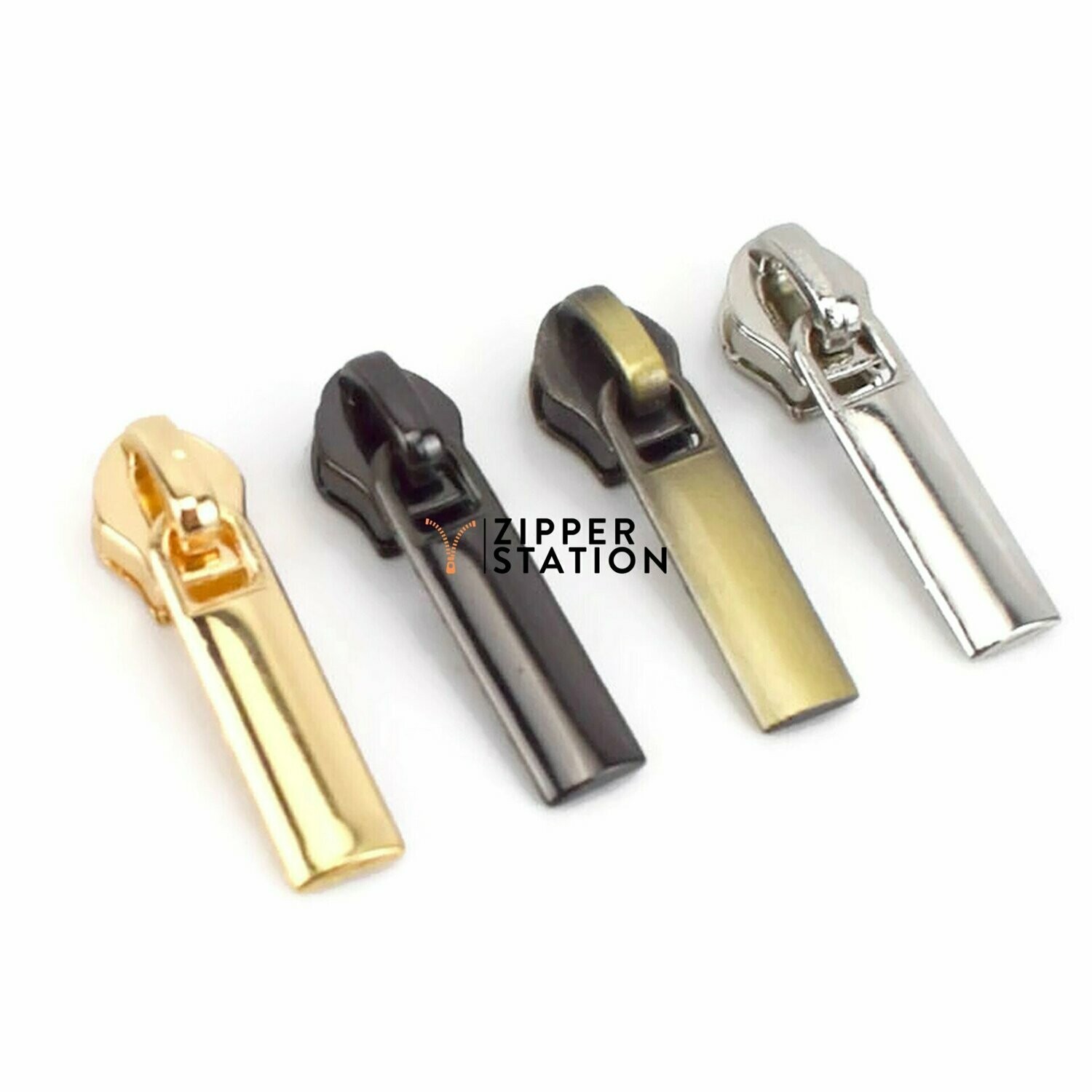 DECORATIVE 3 Nylon Coil Zip Sliders/Pulls