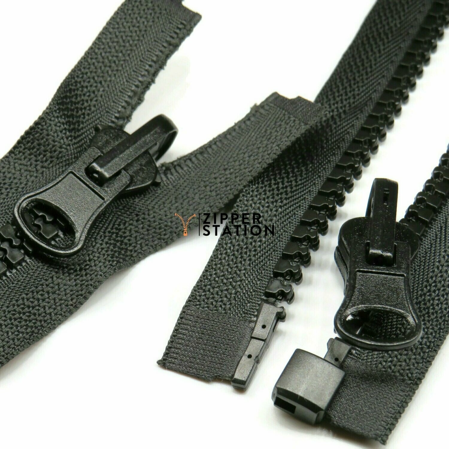 REVERSIBLE Chunky Open End 8 Zips