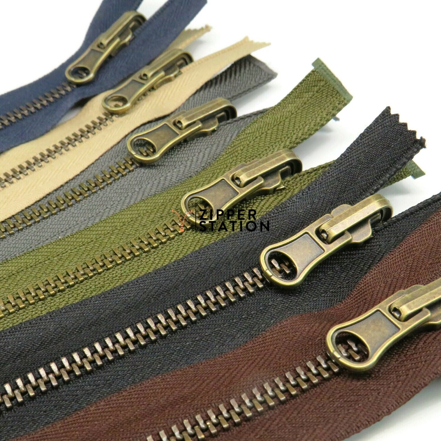 REVERSIBLE Silver Open End 5 Zip