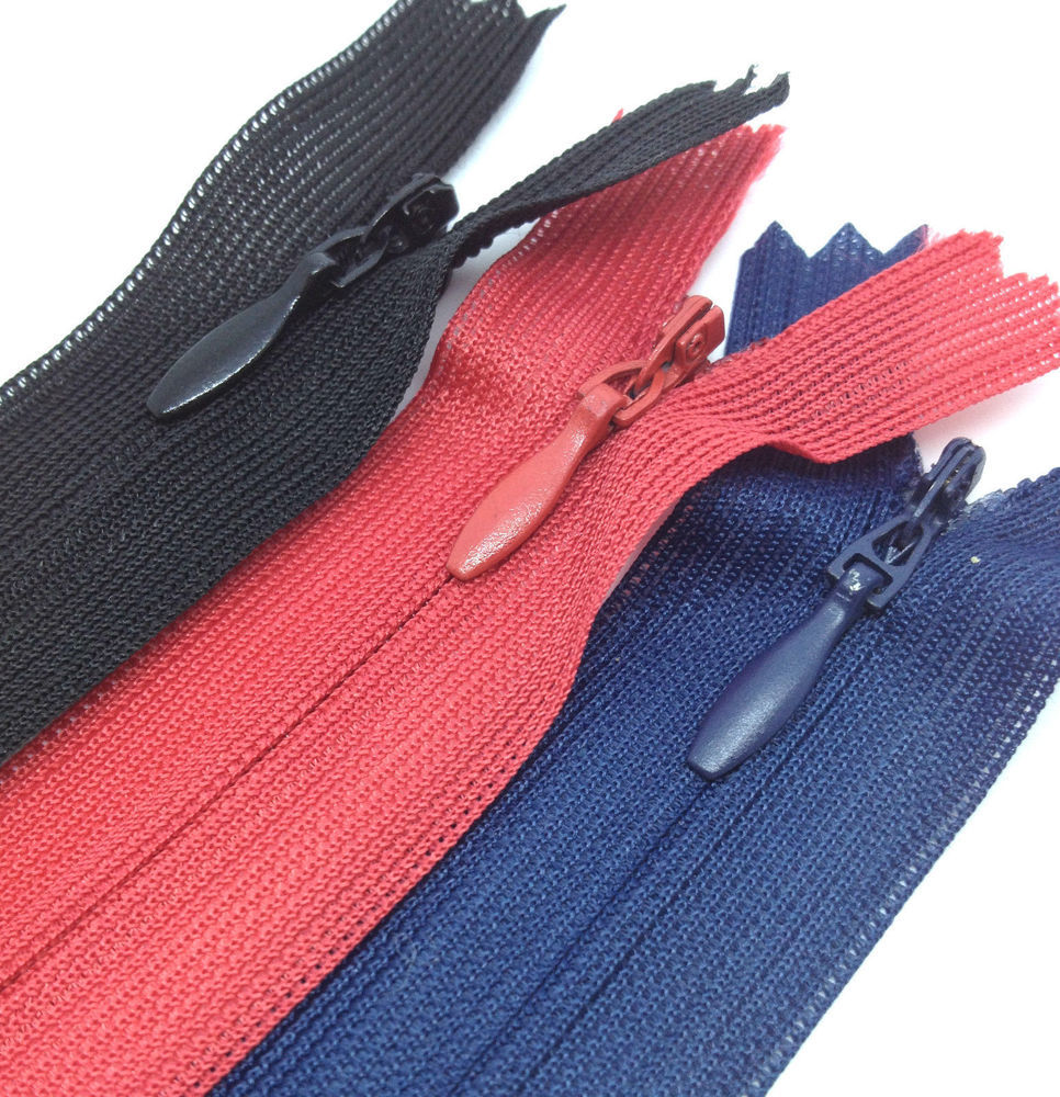 22 cms Invisible Zips