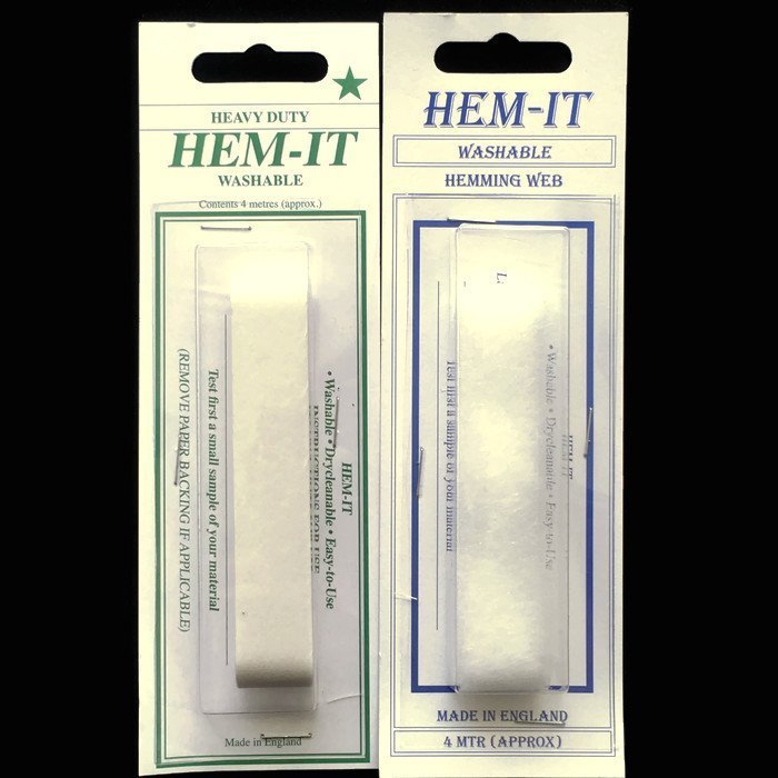 HemIt Washable Iron On Hemming Tape Fabric Repair 20mm x 4metres