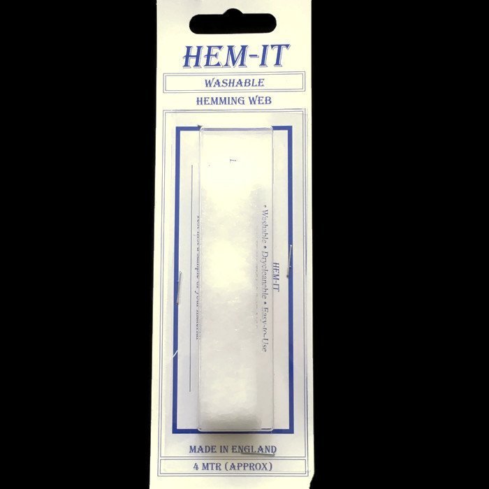 HemIt Washable Iron On Hemming Tape Fabric Repair 20mm x 4metres