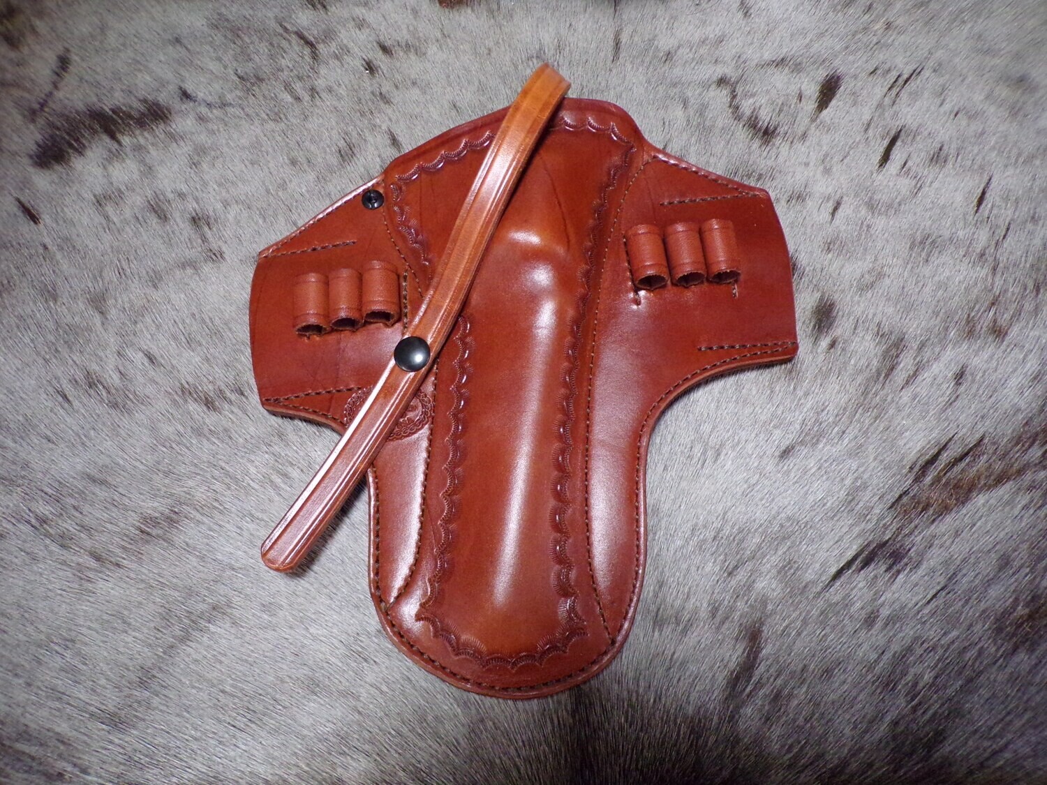 N Frame 6" Tan Texas Border Stamp Hammer Strap RH Store Simply