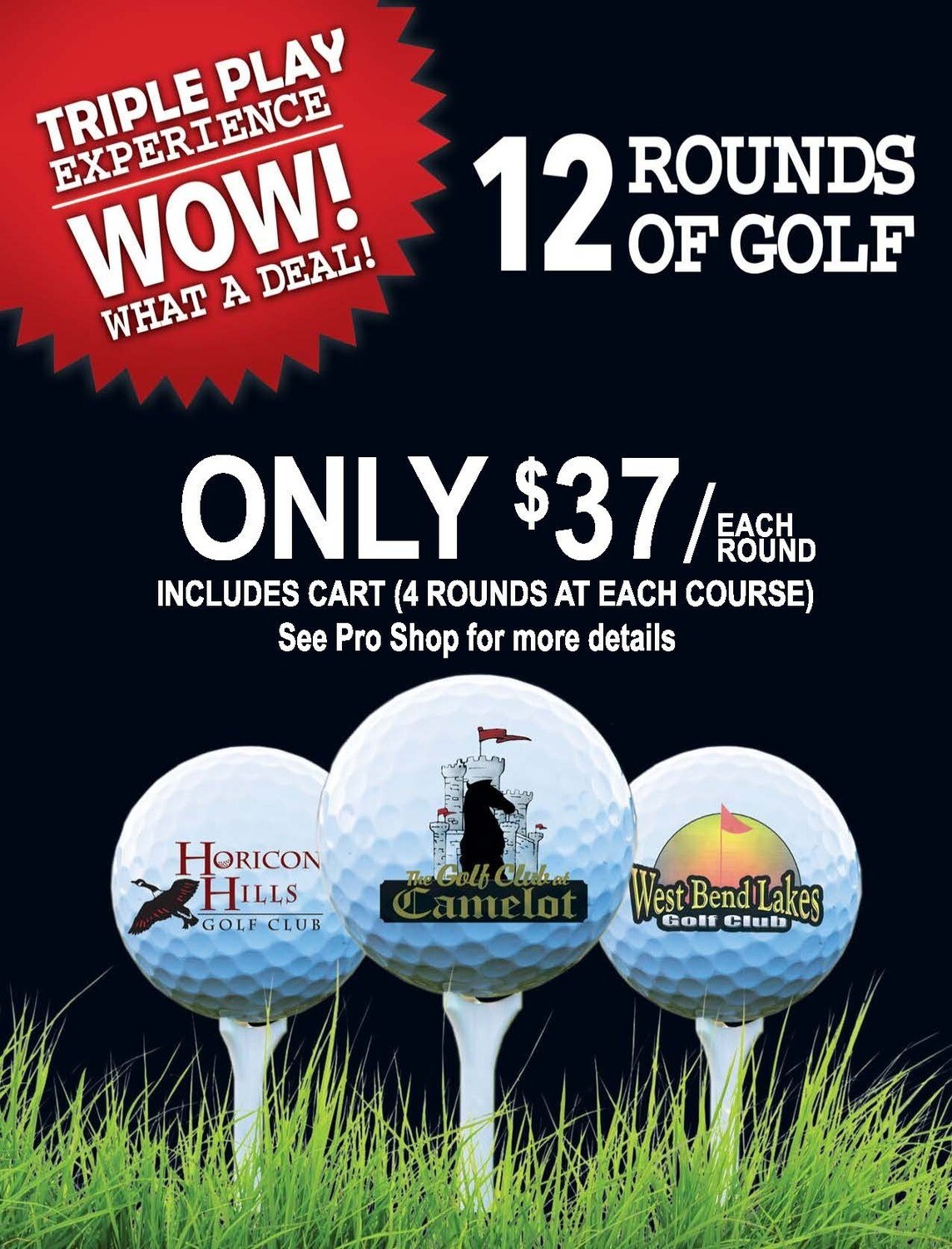 Triple Play Card Store Camelot Golf Club Lomira, WI