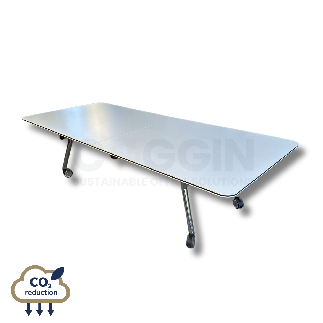 Second Hand Sedus Mastermind Fold Table W2800mm White/Chrome