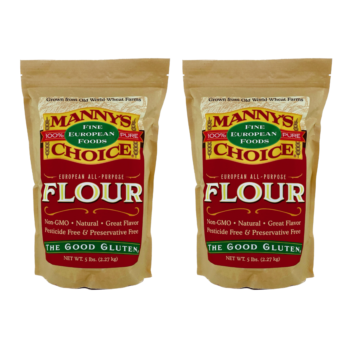 Natural, All Purpose, Type 0 - 100% Pure Italian Flour -10lb, (2) 5lb ...