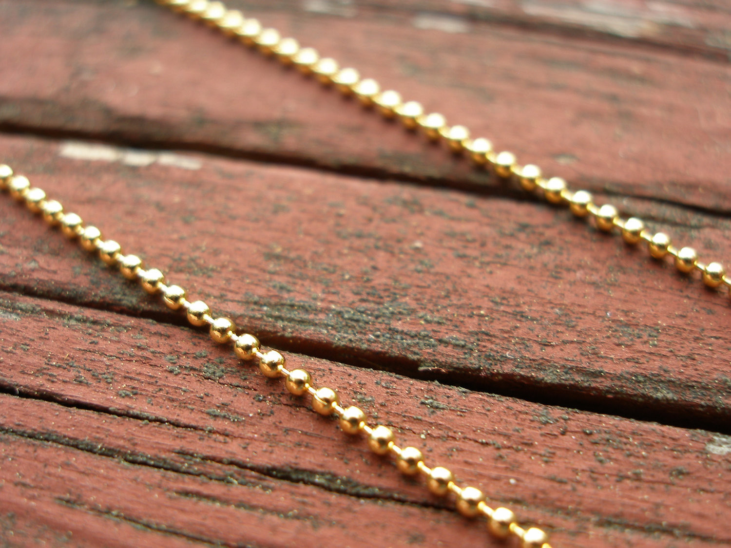 Gold ball chain price Clearance