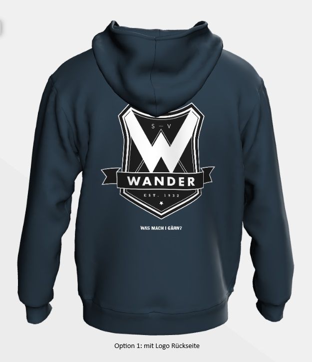 Freizeit-Hoodie mit/ohne Logo (4 Farben)
