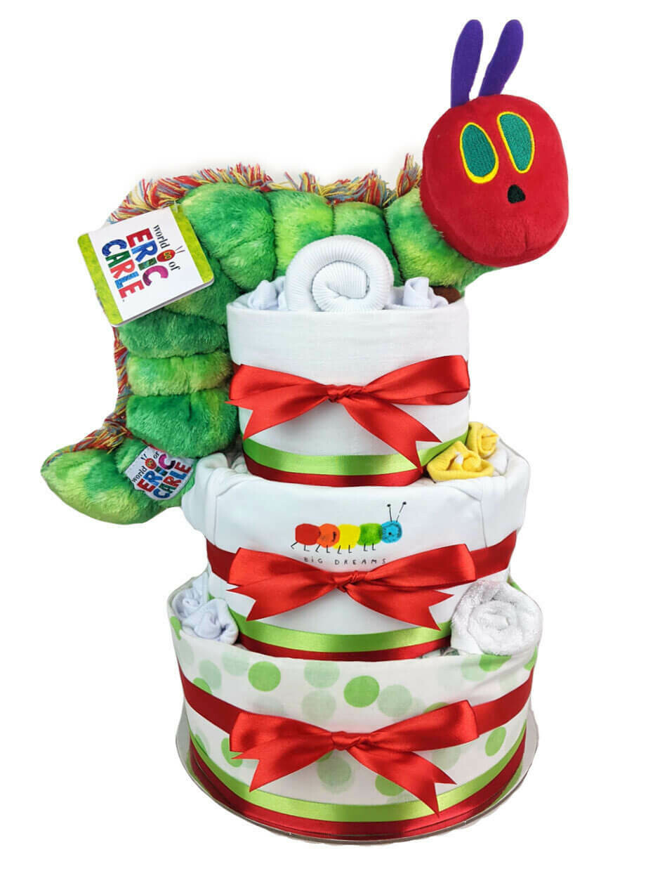 Nappy Cakes by Emma Hungry Caterpillar Nappy Cake