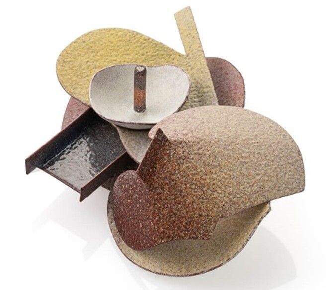 Kaori Juzu Shape and Color, Sifting Enamel Technique on Copper