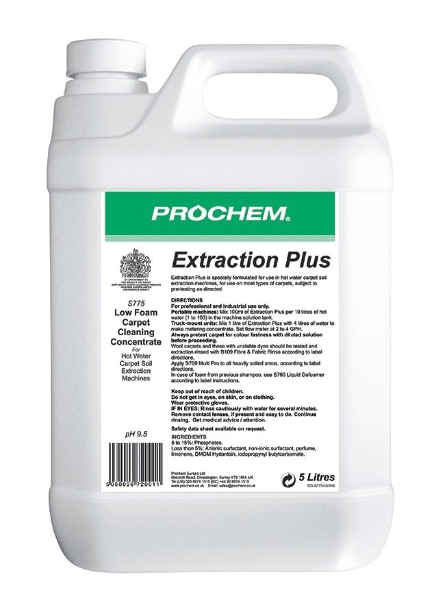 Prochem Extraction Plus 5L Carpet Cleaning Chemicals