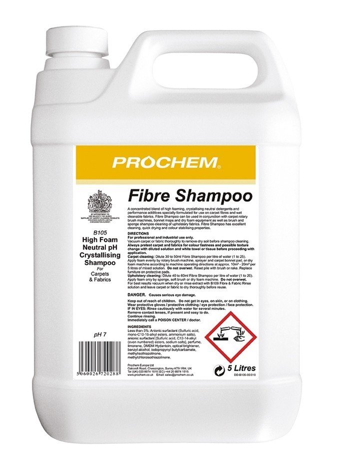 Prochem Fibre Shampoo Avance Carpet Cleaning Chemicals