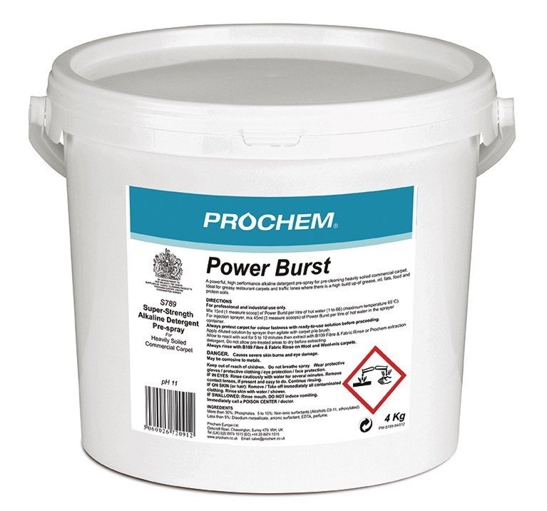 Prochem Power Burst Avance Carpet Cleaning Chemicals