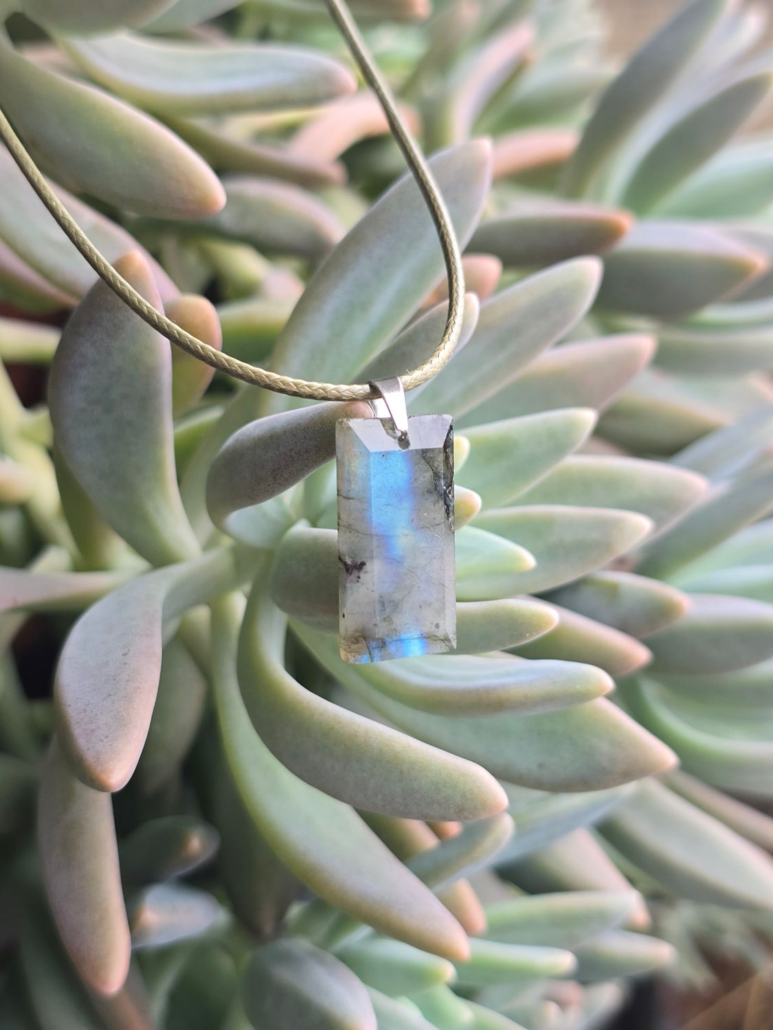 Pendentif en pierre Naturelle Labradorite