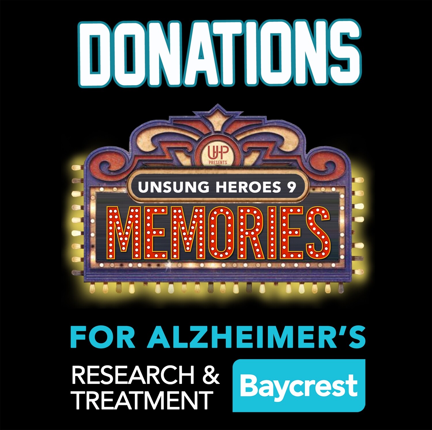 Donations for Unsung 9 Supporting Baycrest Alzheimer's Projects