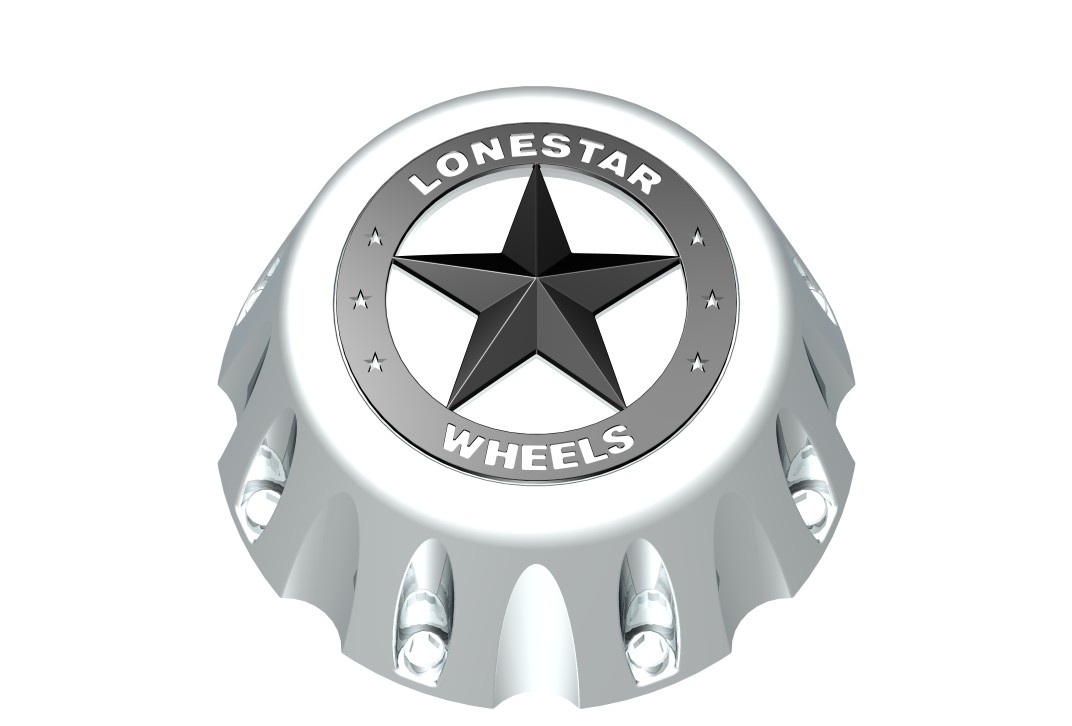 5 Lug Chrome Cap for Warrior