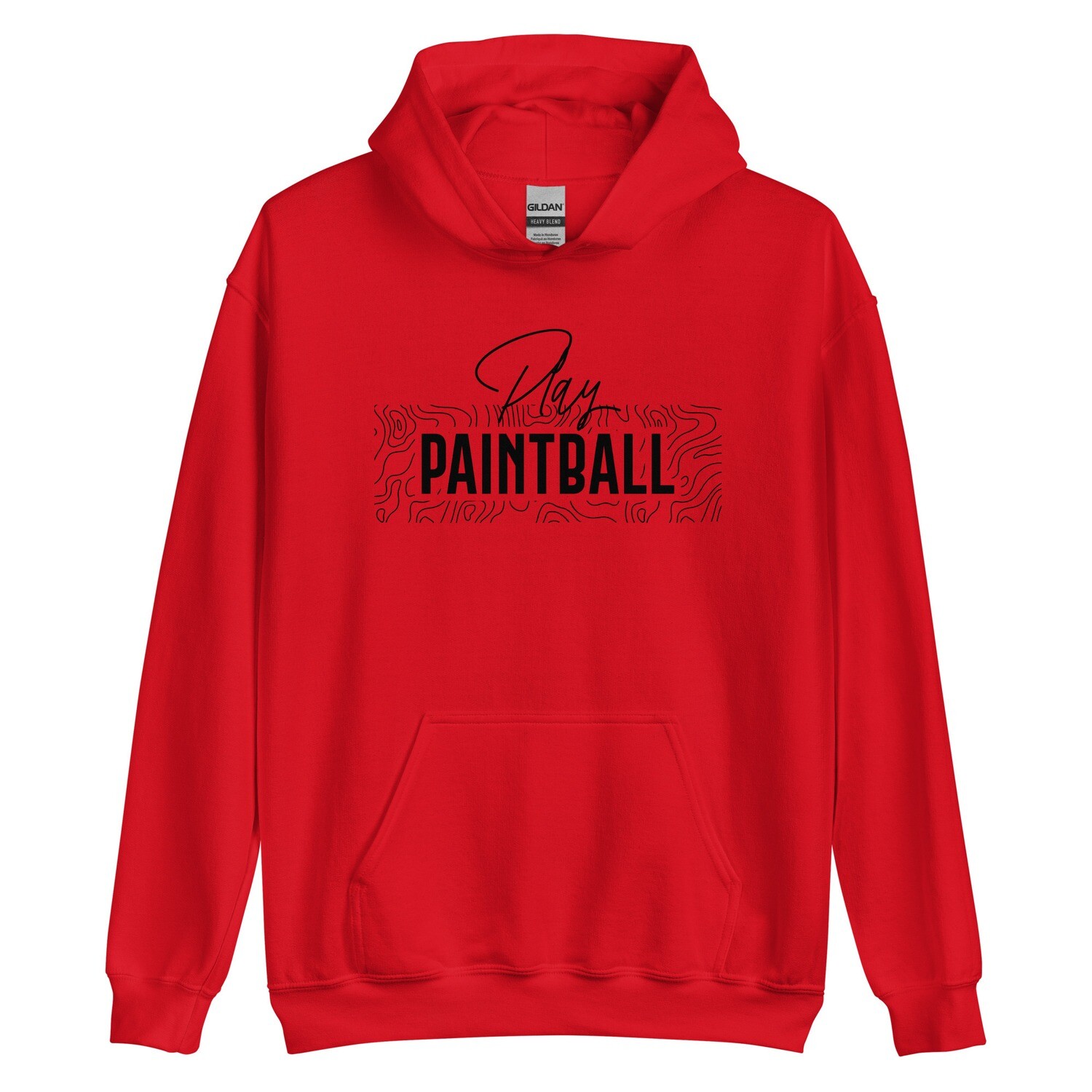 Hoodie Paintball GEO Black (Multiple Colors)