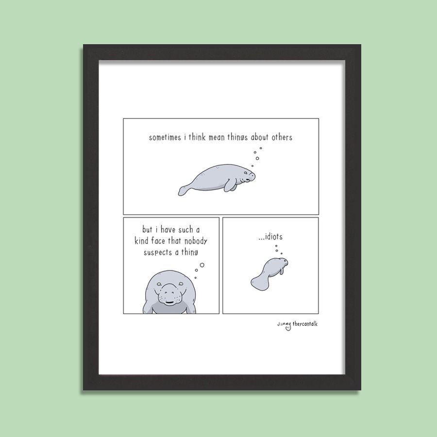Manatee Mean Signed Pring