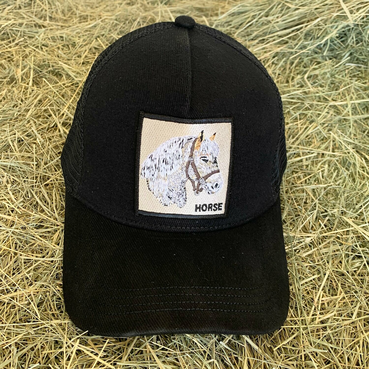 Black Horse Trucker Hat