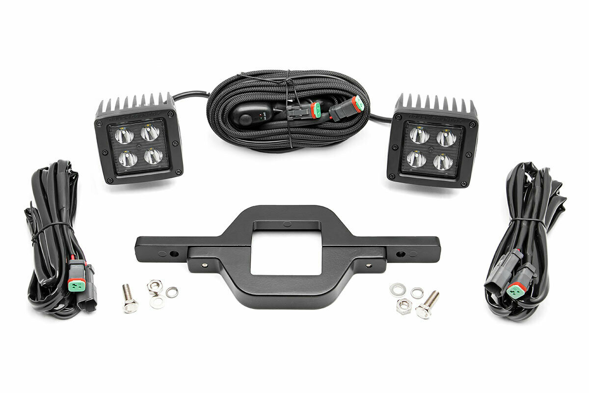 Universal Hitch Mount LED Kit Black Series