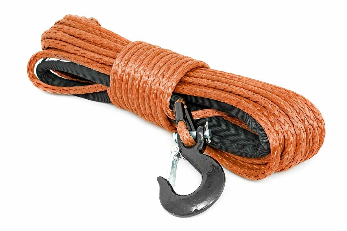 Rated for up to 16,000lbs 85 feet high quality 3/8in synthetic rope