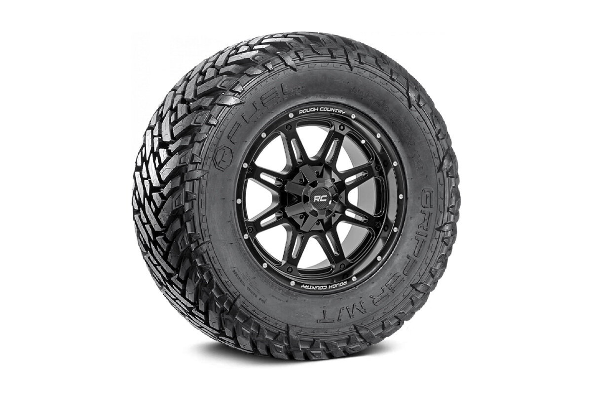 Fuel Gripper 35x12.50 M/T w/ Rough Country Series 94 20x9 Combo (5x5