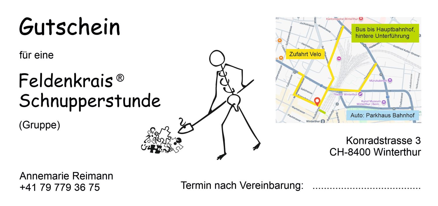 Gutschein für eine Schnupper-Gruppenstunde