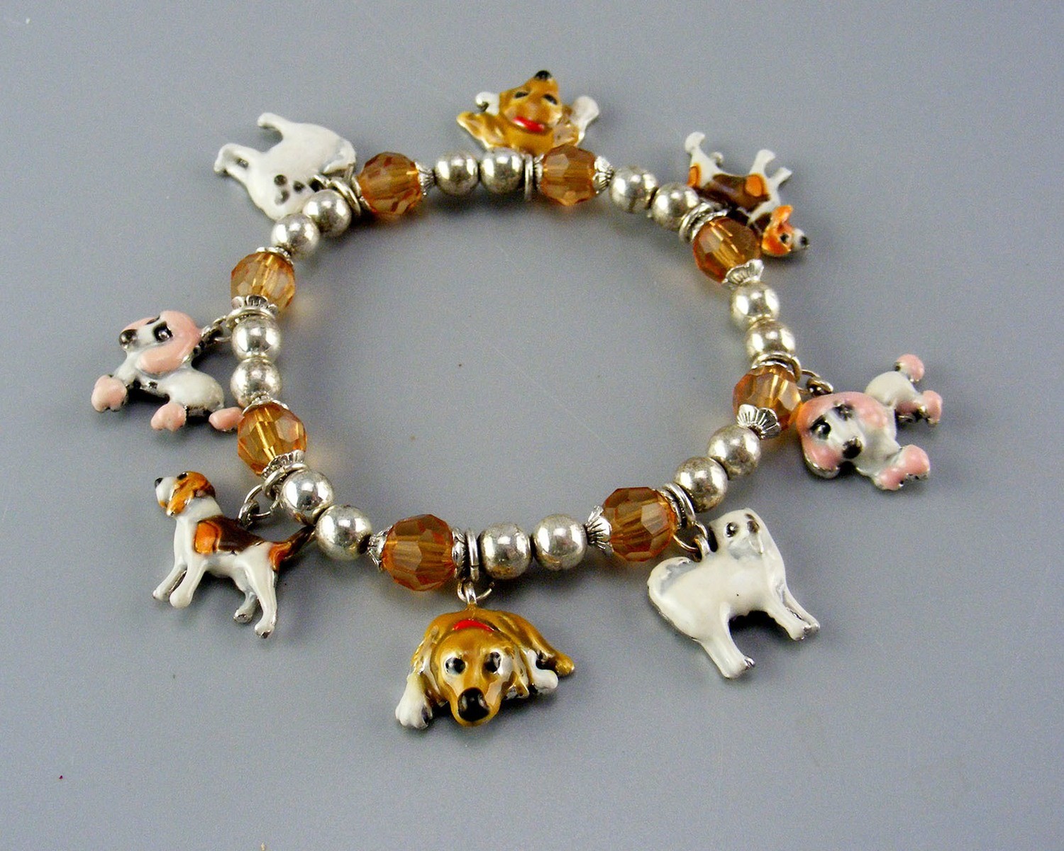 Two Stretch Type Dog Bracelets Dreamspinner Creations & Collectibles