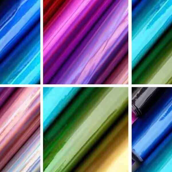 Mirror Holographic Faux Leather