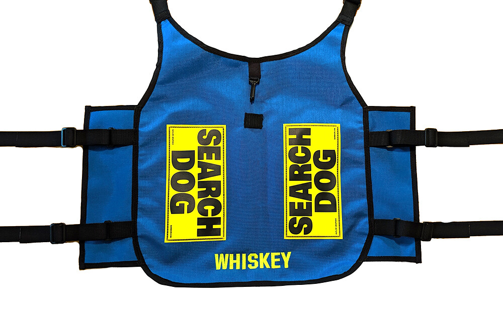 Standard K-9 Vest (Cordura®) with Reflective Trim: SEARCH DOG