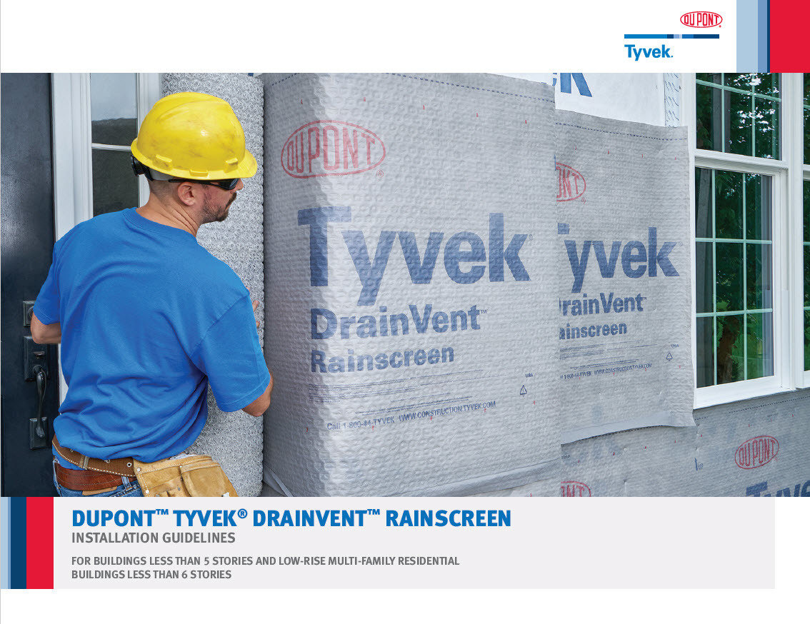 K29861 DuPont Tyvek DrainVent Rainscreen Install Guide Store Parksite