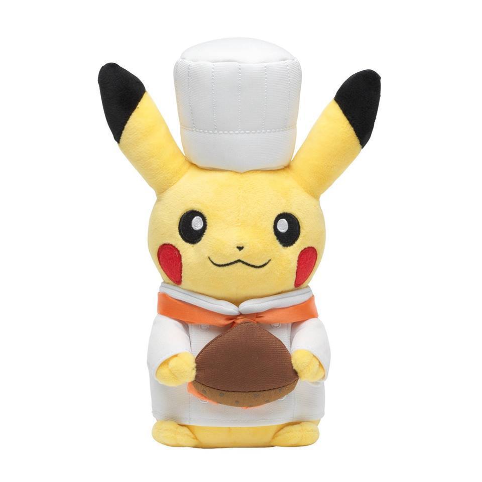 Peluche Chef Pikachu - Pokémon Café Tokyo - Édition Japonaise Neuve
