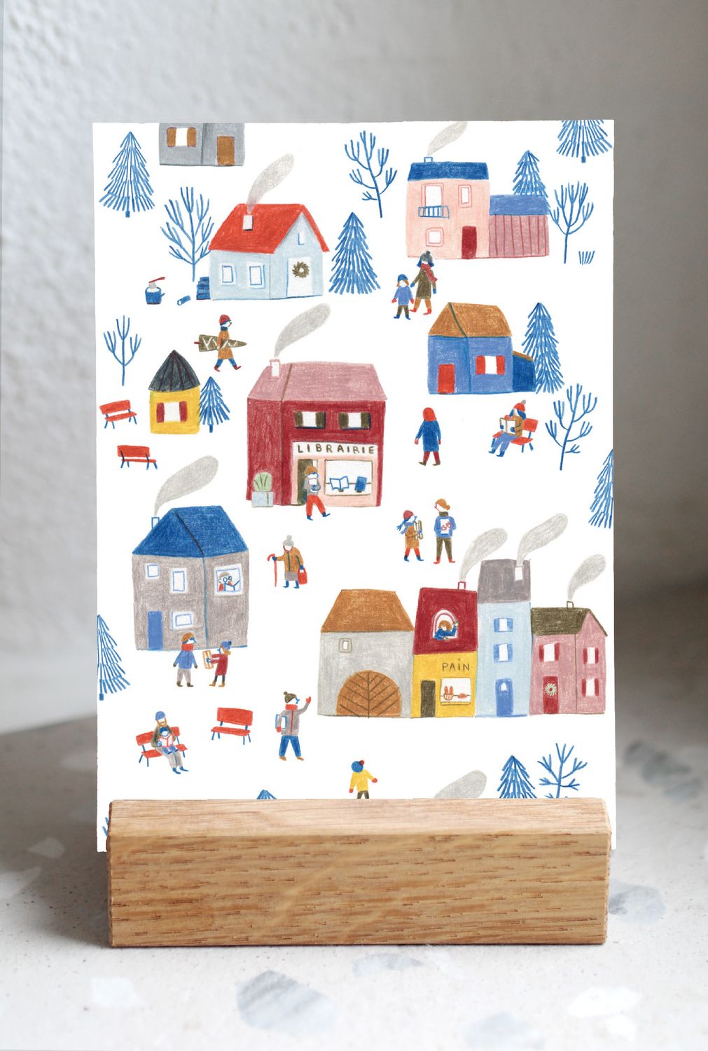 Carte Village de Noël