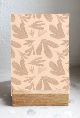 Carte Feuilles - 2 coloris