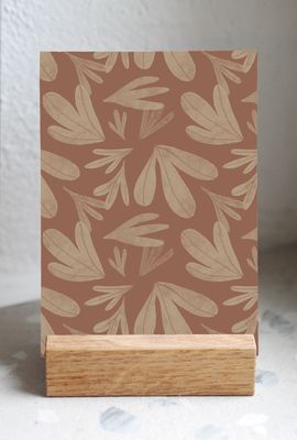 Carte Feuilles - 2 coloris