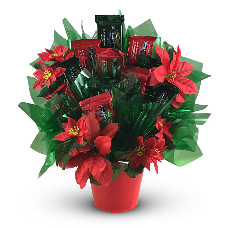 Candy Cane Christmas & Holiday Candy Bouquet