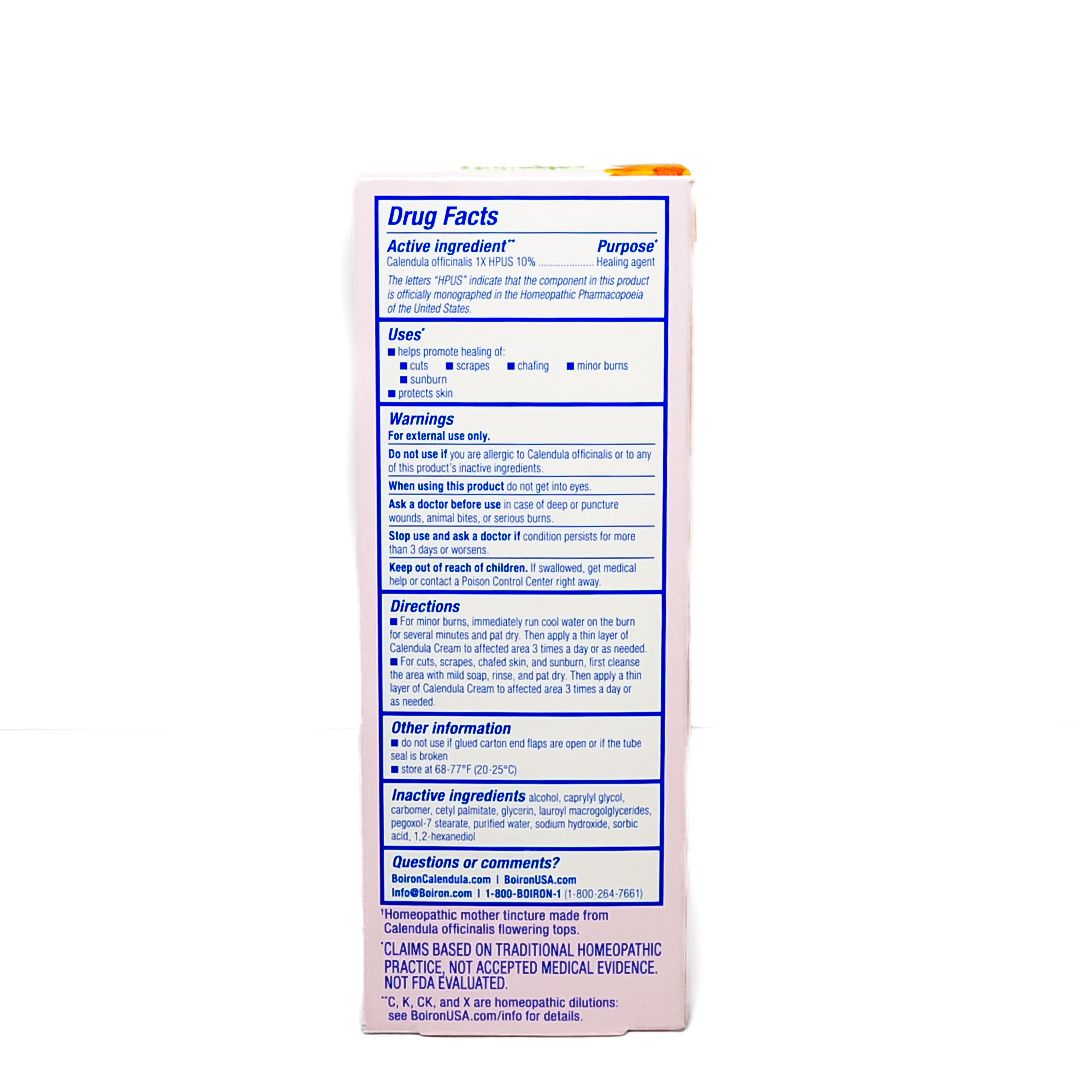 Boiron Calendula Cream homeopathic cream