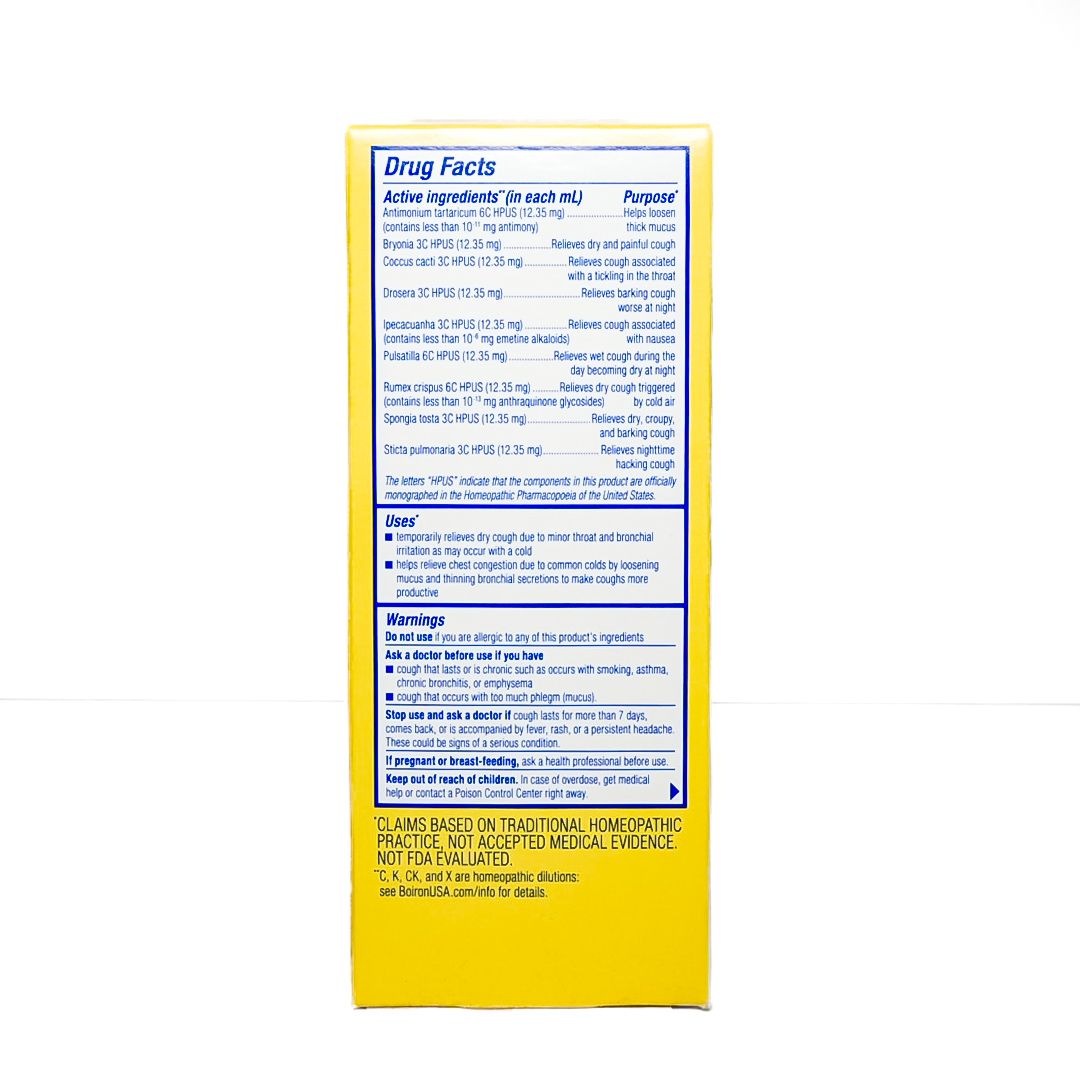 Boiron Chestal Honey Cough Syrup