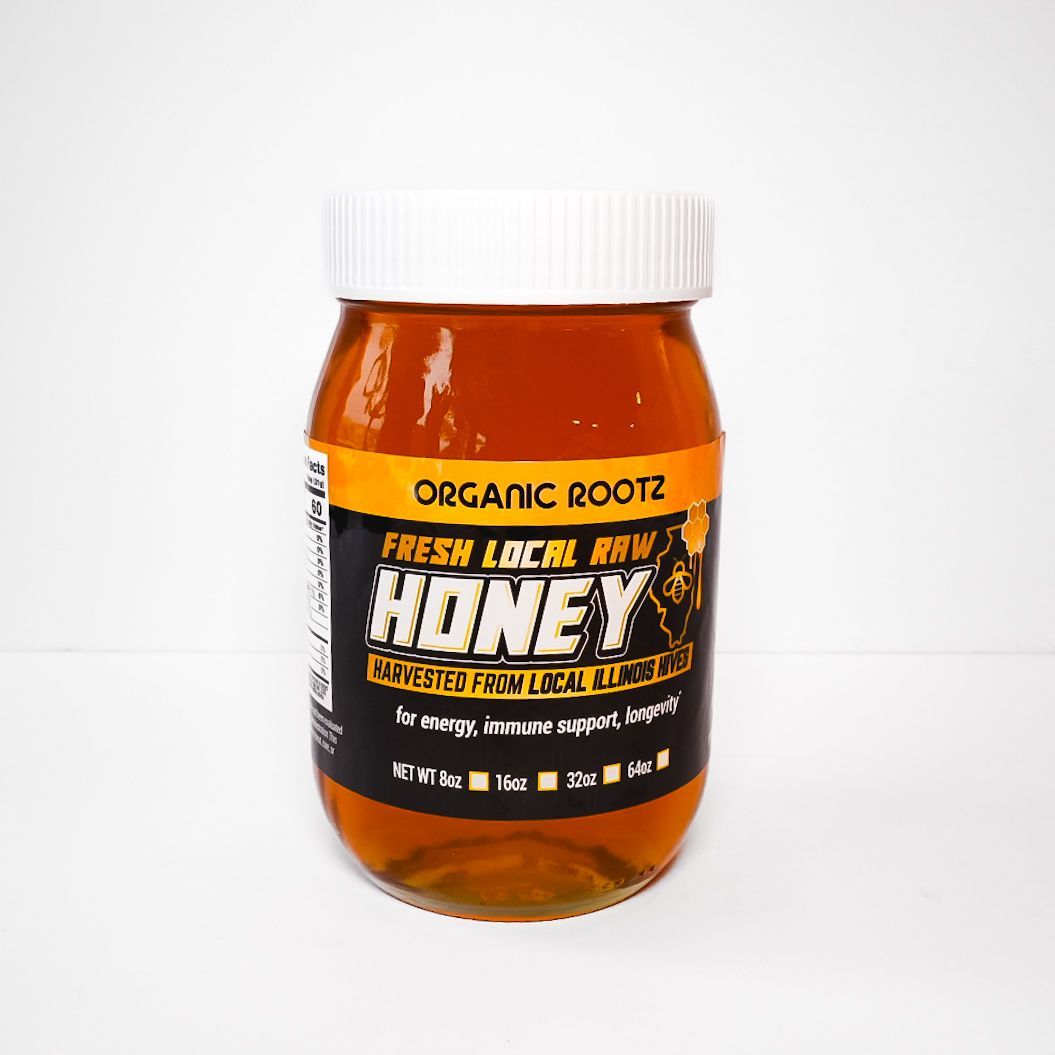 Organic Rootz Fresh Local Raw Honey
