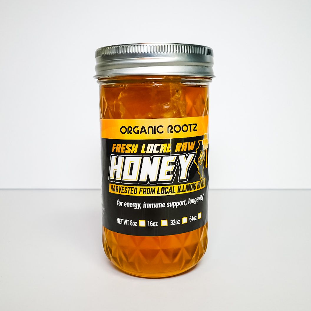 Organic Rootz Fresh Local Raw Honey