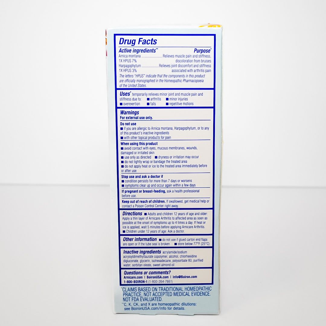Boiron Arnicare Arthritis Cream
