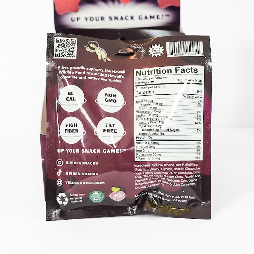Cherry Force Field natural gummies