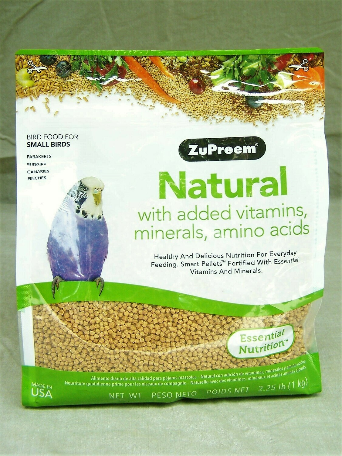 ZuPreem Natural with Vitamins, Minerals & Amino Acids Small Bird Food