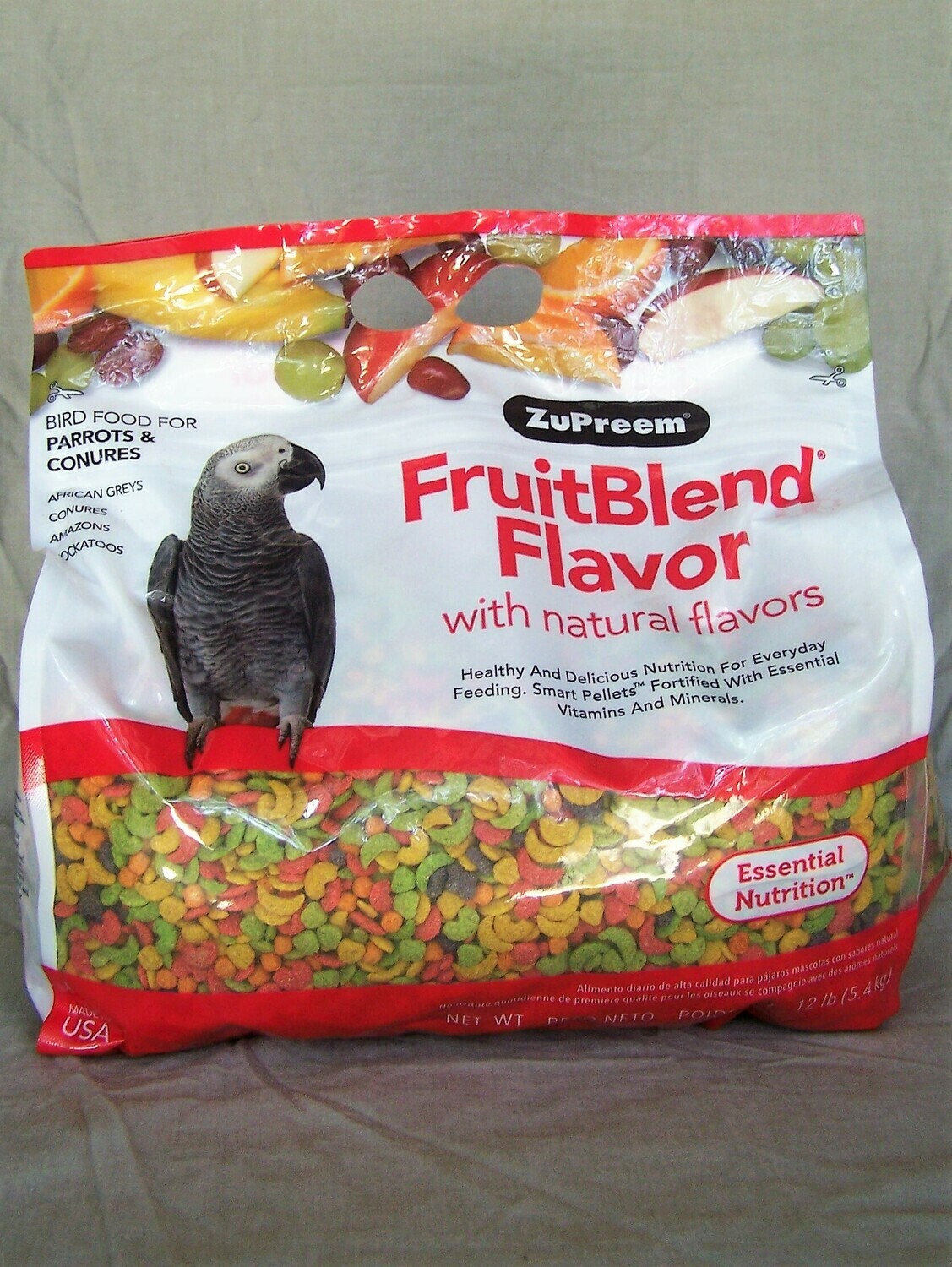 ZuPreem FruitBlend Flavor with Natural Flavors Parrot & Conure Bird