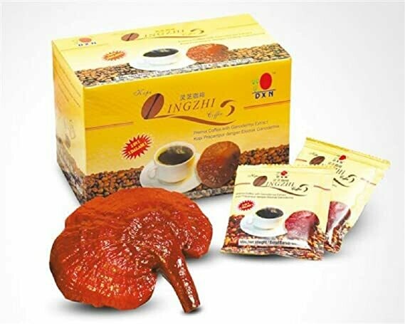 2 Packs DXN Lingzhi Coffee 3 In 1 Ganoderma Reishi Instant Classic